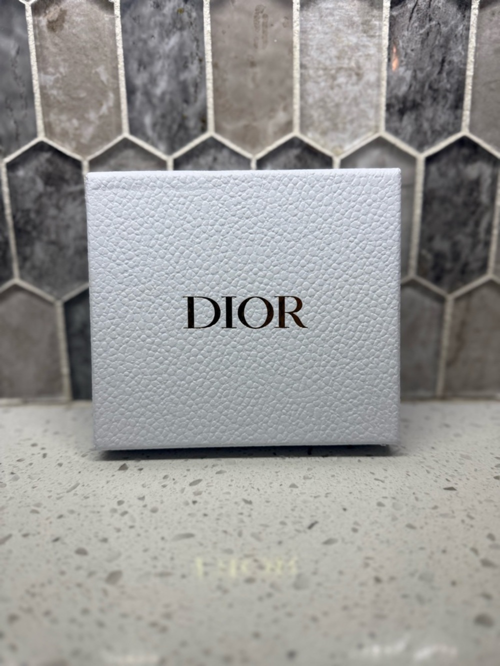 Dior Navy & Beige Monogram Canvas Key and Card Pouch - Picture 3 of 3